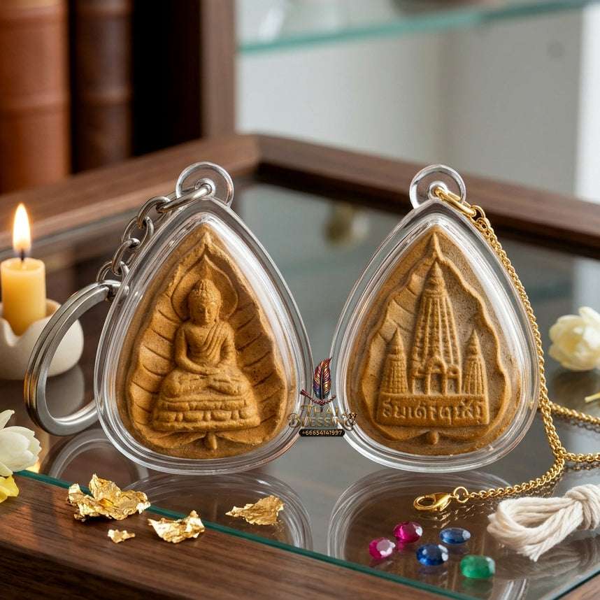 Authentic Phra Somdej Trassaru 2519 Wat Thung Seri - Blessed Wealth Attraction Thai Amulet by Luang Pu Toh & Top Monks Thai Blessing Co By RURUECHA