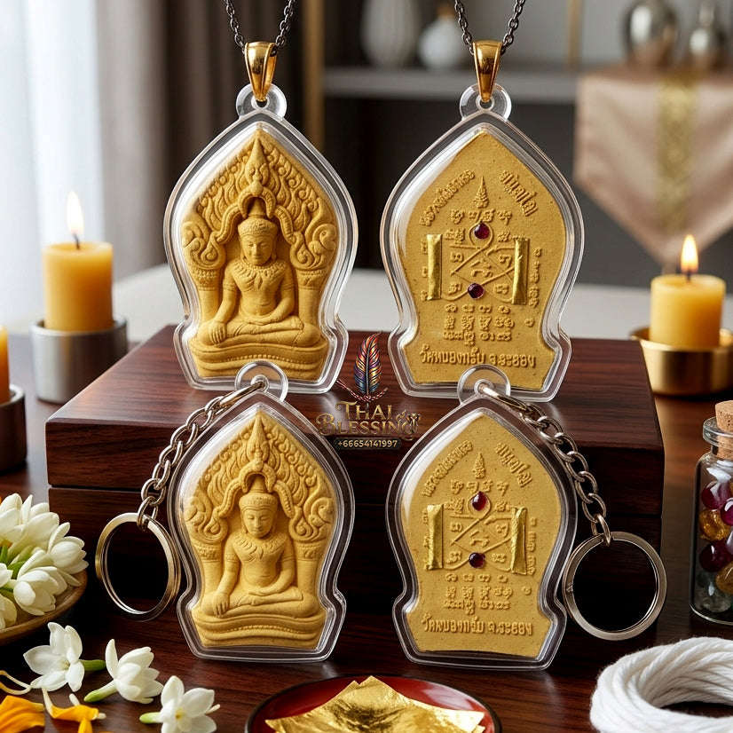 ✨ Authentic 'Phra Yod Khun Phon Ban Khai' Amulet: 'Prai Kuman' Powder & Sacred Herb Edition by LP Sakorn, Wat Nong Krap – 2009 Masterpiece Thai Blessing Co By RURUECHA