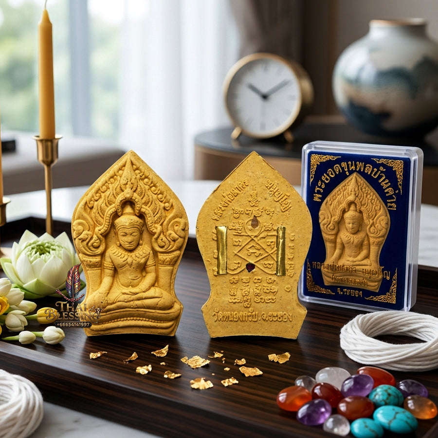 ✨ Authentic 'Phra Yod Khun Phon Ban Khai' Amulet: 'Prai Kuman' Powder & Sacred Herb Edition by LP Sakorn, Wat Nong Krap – 2009 Masterpiece Thai Blessing Co By RURUECHA