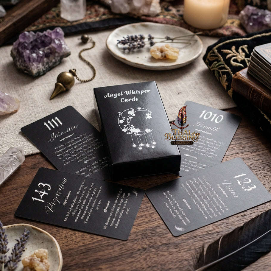 Authentic Rider-Waite Tarot Cards Deck (78-Card Set with Guidebook) - Top-Rated Beginner Friendly Fortune Telling & Tabletop Divination Spiritual Art Collectible Thai Blessing Co By RURUECHA