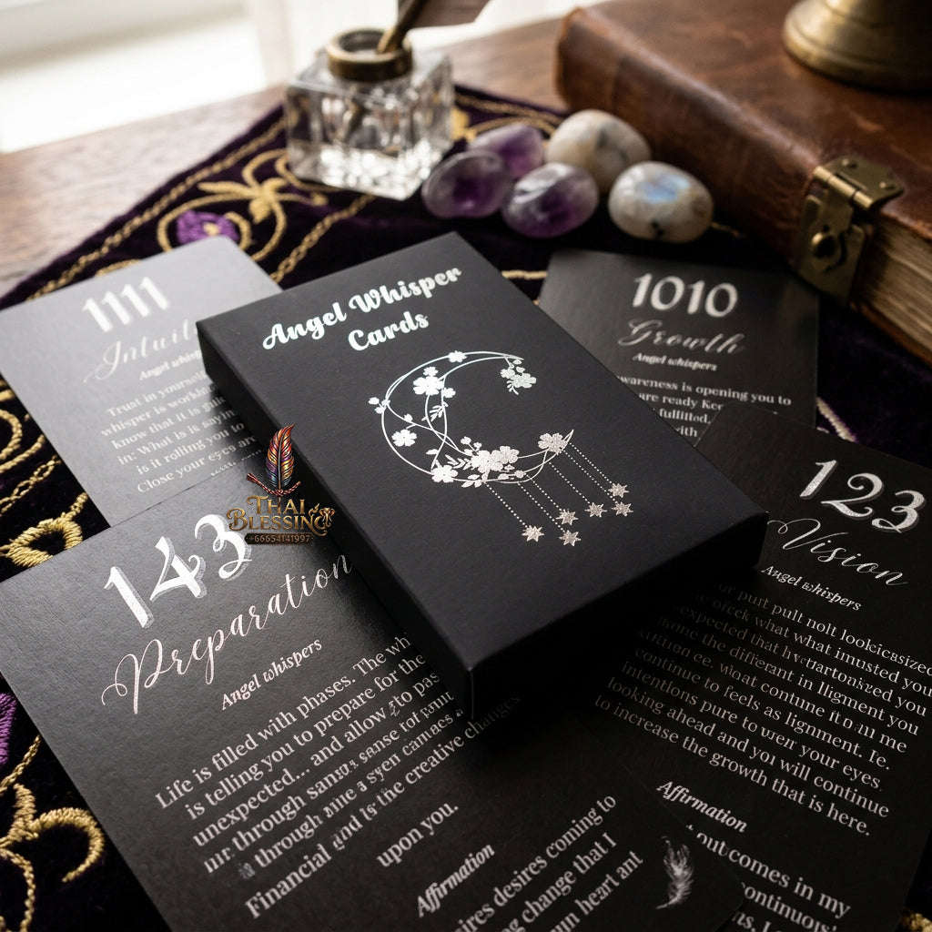 Authentic Rider-Waite Tarot Cards Deck (78-Card Set with Guidebook) - Top-Rated Beginner Friendly Fortune Telling & Tabletop Divination Spiritual Art Collectible Thai Blessing Co By RURUECHA
