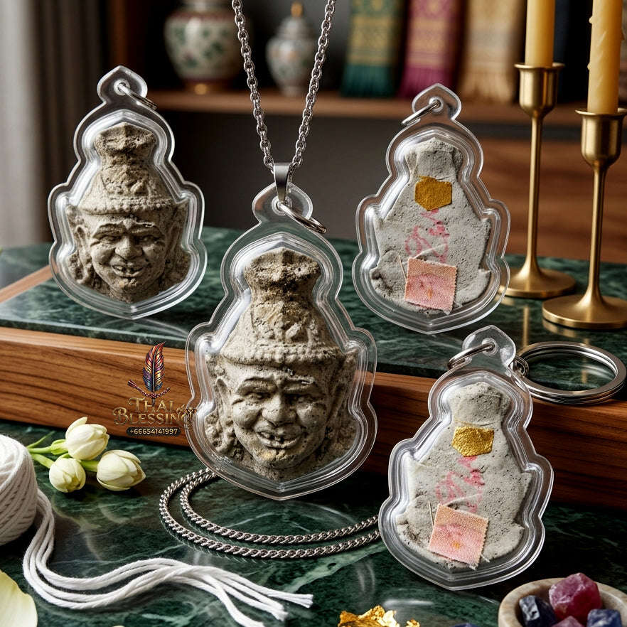 ✨ Authentic 'Ruesi Boromakhru Sane' Head: 108 Great Attraction Edition by Ajarn Prot, Samnak Pu Sane Kobut – 2023 Sacred Ritual Masterpiece Thai Blessing Co By RURUECHA