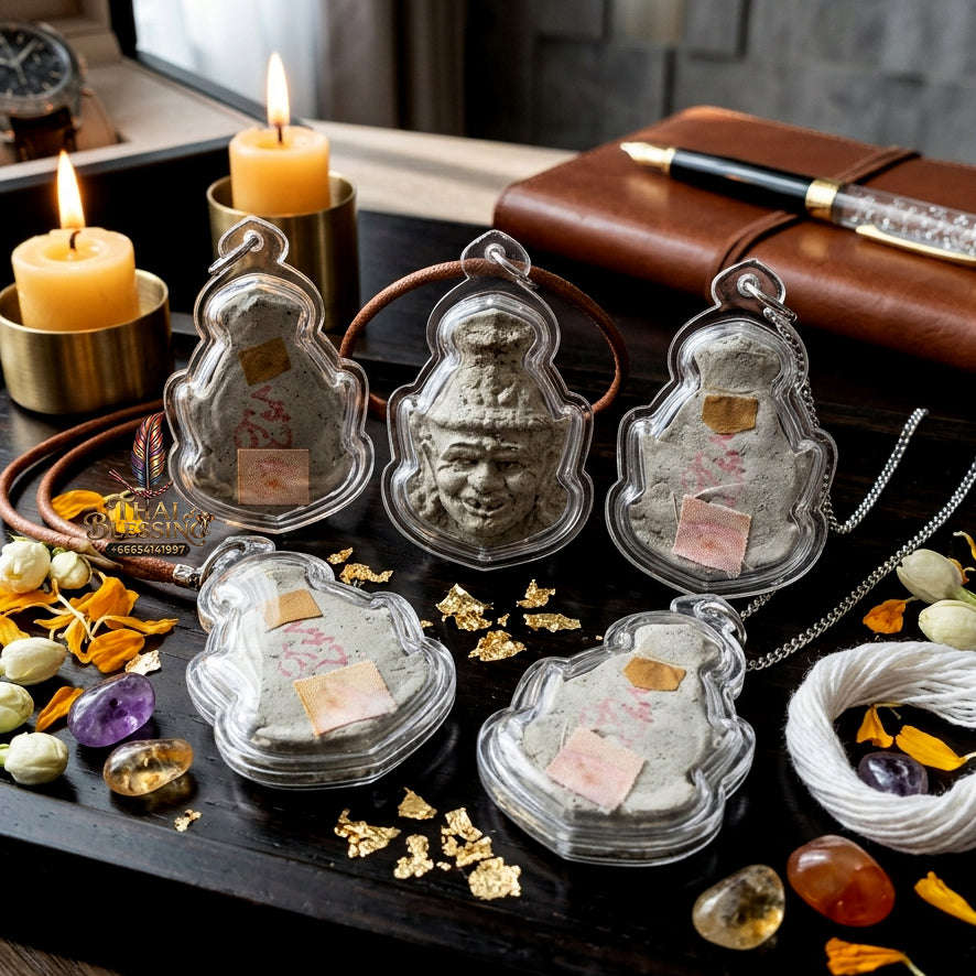 ✨ Authentic 'Ruesi Boromakhru Sane' Head: 108 Great Attraction Edition by Ajarn Prot, Samnak Pu Sane Kobut – 2023 Sacred Ritual Masterpiece Thai Blessing Co By RURUECHA