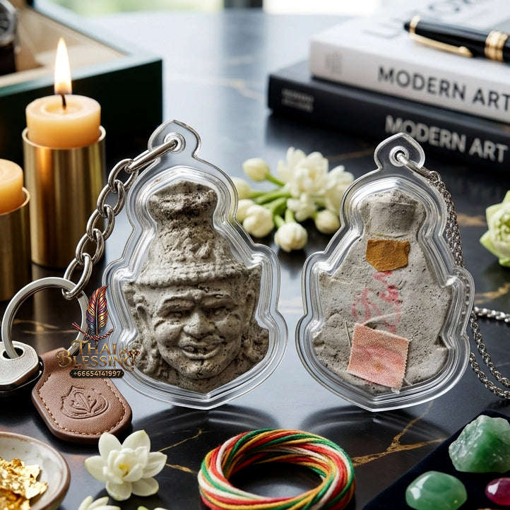 ✨ Authentic 'Ruesi Boromakhru Sane' Head: 108 Great Attraction Edition by Ajarn Prot, Samnak Pu Sane Kobut – 2023 Sacred Ritual Masterpiece Thai Blessing Co By RURUECHA