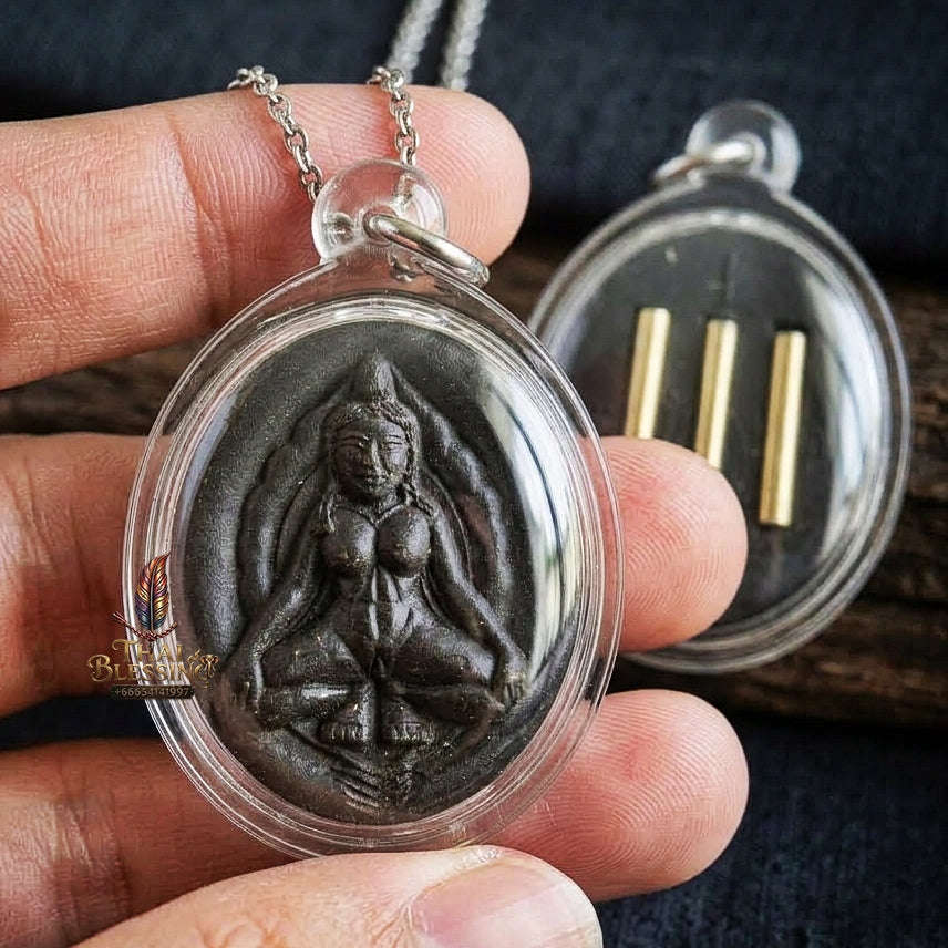 Authentic Sacred Mae Per Supreme Charm & Fortune Amulet (Sacred Attraction Powder) – Consecrated by Kruba Kampeng, Asrom Sukhawadee Wararam BE 2567