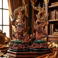 Authentic Sacred Museum-Grade Large Altar Statue "Phra Buddha Chariyawat Um Bat Prod Venai Yasat" (Standing Alms-Bowl Buddha Posture - 97 cm / 38 Inches with Genuine Marble Base) Thai Blessing Co By RURUECHA