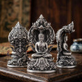 Authentic Sacred Phra Nakprok Phra Vimuttisuk Deva Nagaraj Protector Amulet (Silver Satin Plated Sacred Bronze Edition - Item 5) Thai Blessing Co By RURUECHA