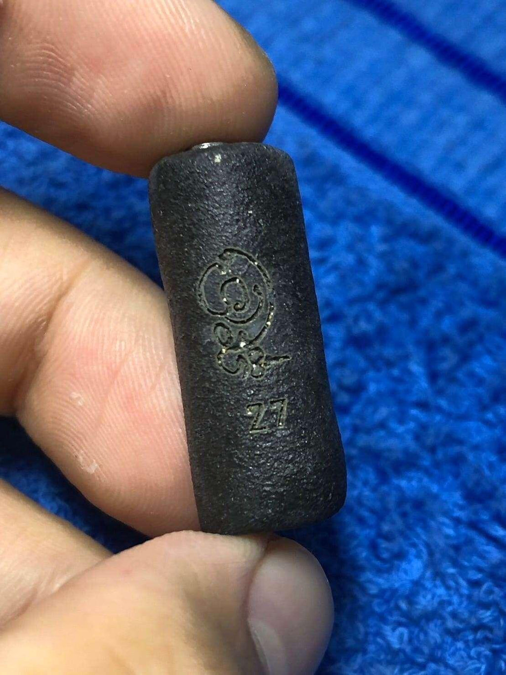 Authentic Takhroot Piyakaya Amulet Gold Talisman Cylinder for Enhanced Protection and Prosperity