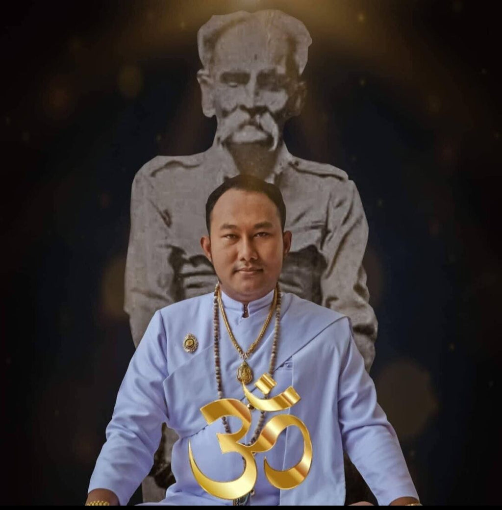 Authentic Takrud Charm by Ajarn Sitthichai - Protective Takrud Bead for Spiritual Defense