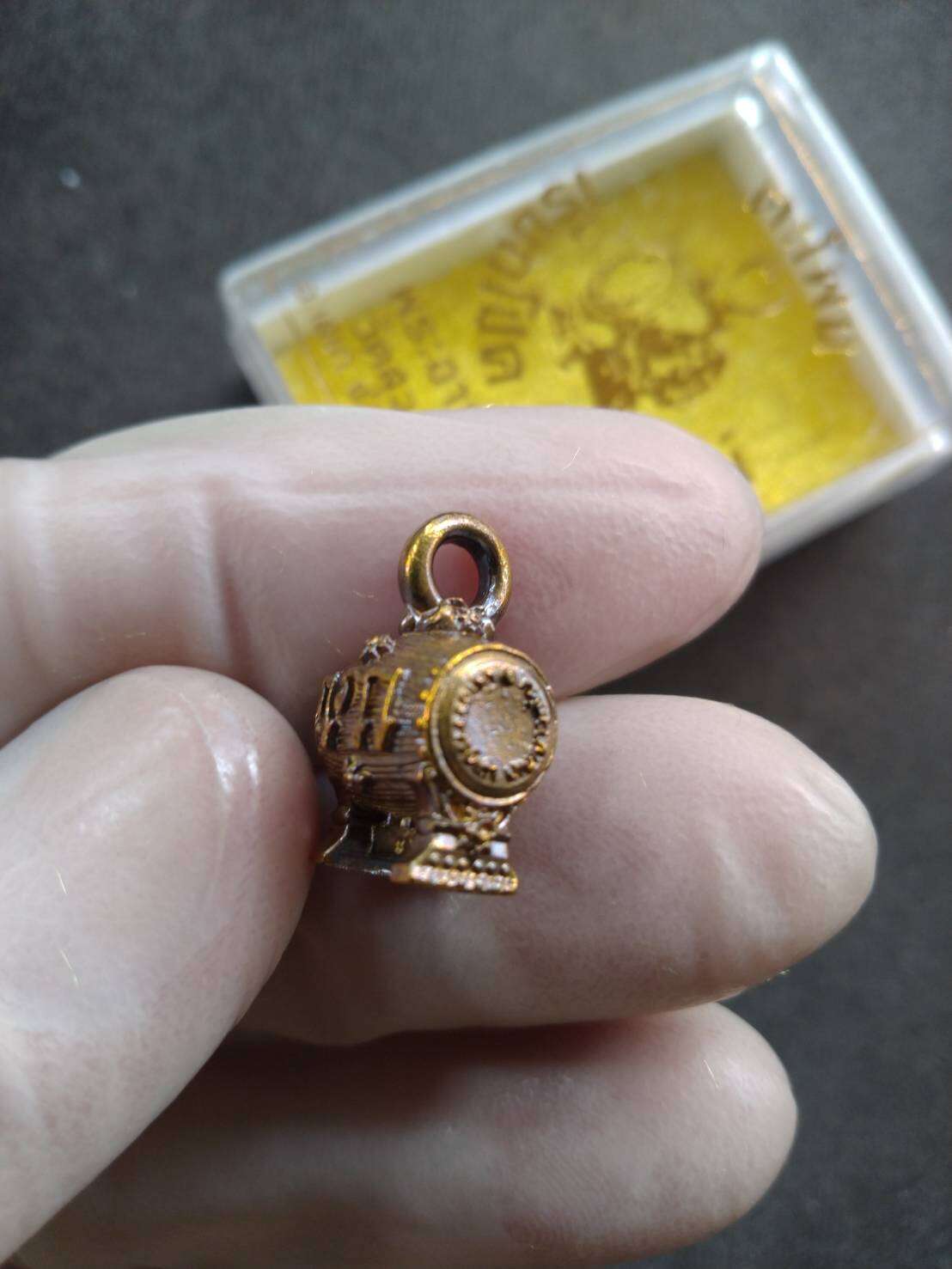 Authentic Taphon Thai Amulet Pendant for Prosperity and Protection