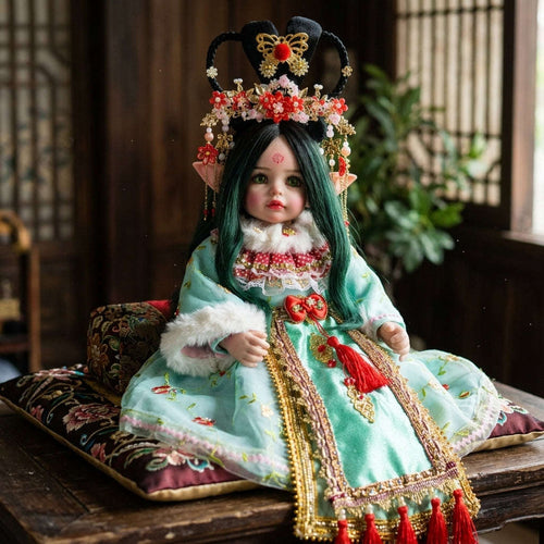 Authentic Thai 22-Inch Handmade Fantasy Kumaree Look Thep Spirit Child Doll - for Extreme Metta Charm, Business Wealth & Luck Thai Blessing Co By RURUECHA