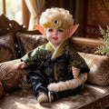 Authentic Thai 22-Inch Handmade Fantasy Three-Eyed Elf Kuman Thong Look Thep Spirit Child Doll - for Extreme Metta Charm, Intuitive Fortune & Business Wealth