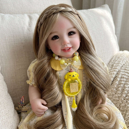 Authentic Thai 22-Inch Handmade Full-Vinyl Body Kumaree Look Thep Spirit Child Doll - for Extreme Metta Charm, Business Wealth & Luck
