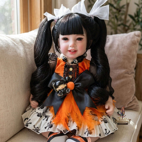 Authentic Thai 22-Inch Handmade Full-Vinyl Body Kumaree Look Thep Spirit Child Doll - for Extreme Metta Charm, Business Wealth & Luck Thai Blessing Co By RURUECHA