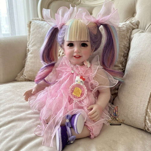 Authentic Thai 22-Inch Handmade Full-Vinyl Body Kumaree Look Thep Spirit Child Doll - for Extreme Metta Charm, Business Wealth & Luck Thai Blessing Co By RURUECHA