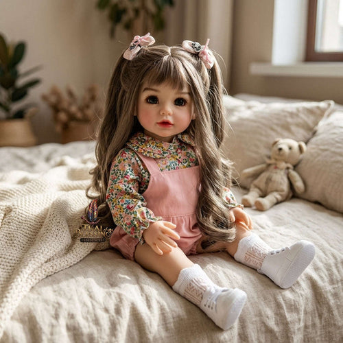 Authentic Thai 22-Inch Handmade Full-Vinyl Body Kumaree Look Thep Spirit Child Doll - for Extreme Metta Charm, Business Wealth & Luck Thai Blessing Co By RURUECHA