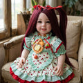 Authentic Thai 22-Inch Handmade Full-Vinyl Body Kumaree Look Thep Spirit Child Doll - for Extreme Metta Charm, Business Wealth & Luck