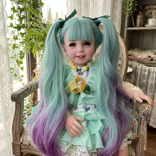 Authentic Thai 22-Inch Handmade Full-Vinyl Body Kumaree Look Thep Spirit Child Doll - for Extreme Metta Charm, Business Wealth & Luck