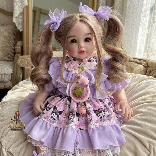Authentic Thai 22-Inch Handmade Full-Vinyl Body Kumaree Look Thep Spirit Child Doll - for Extreme Metta Charm, Business Wealth & Luck Thai Blessing Co By RURUECHA