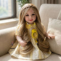 Authentic Thai 22-Inch Handmade Full-Vinyl Body Kumaree Look Thep Spirit Child Doll - for Extreme Metta Charm, Business Wealth & Luck