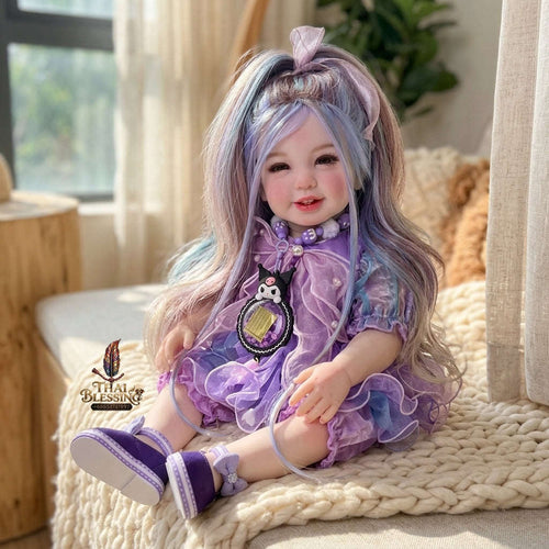 Authentic Thai 22-Inch Handmade Full-Vinyl Body Kumaree Look Thep Spirit Child Doll - for Extreme Metta Charm, Business Wealth & Luck Thai Blessing Co By RURUECHA
