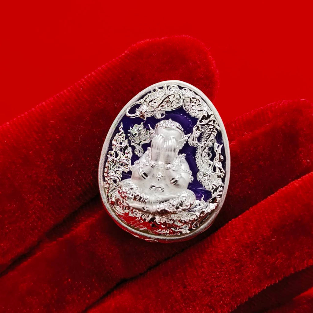 Authentic Thai Amulet for Wealth - Phra Pidta Mahalarp Amulet with Powerful Blessings