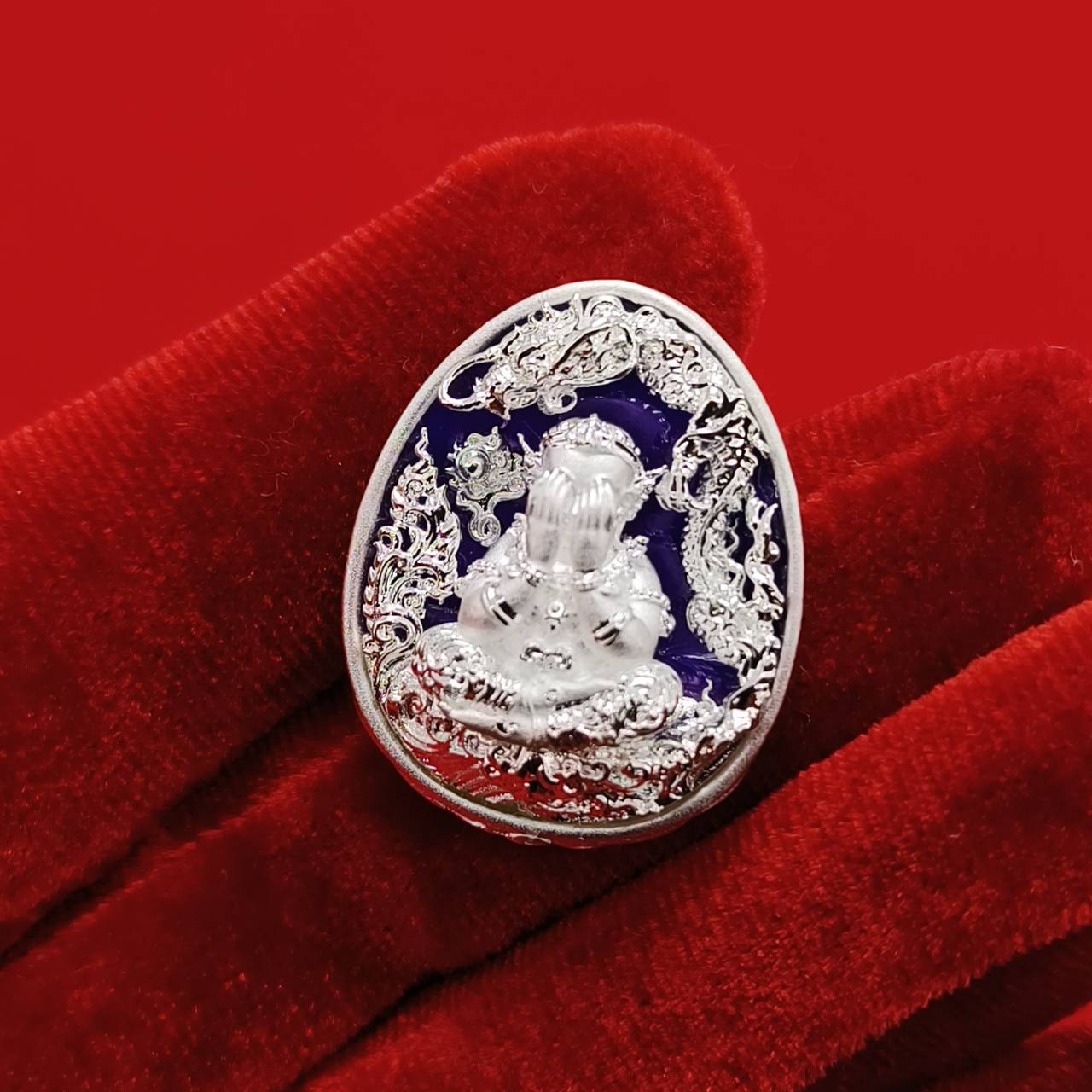 Authentic Thai Amulet for Wealth - Phra Pidta Mahalarp Amulet with Powerful Blessings