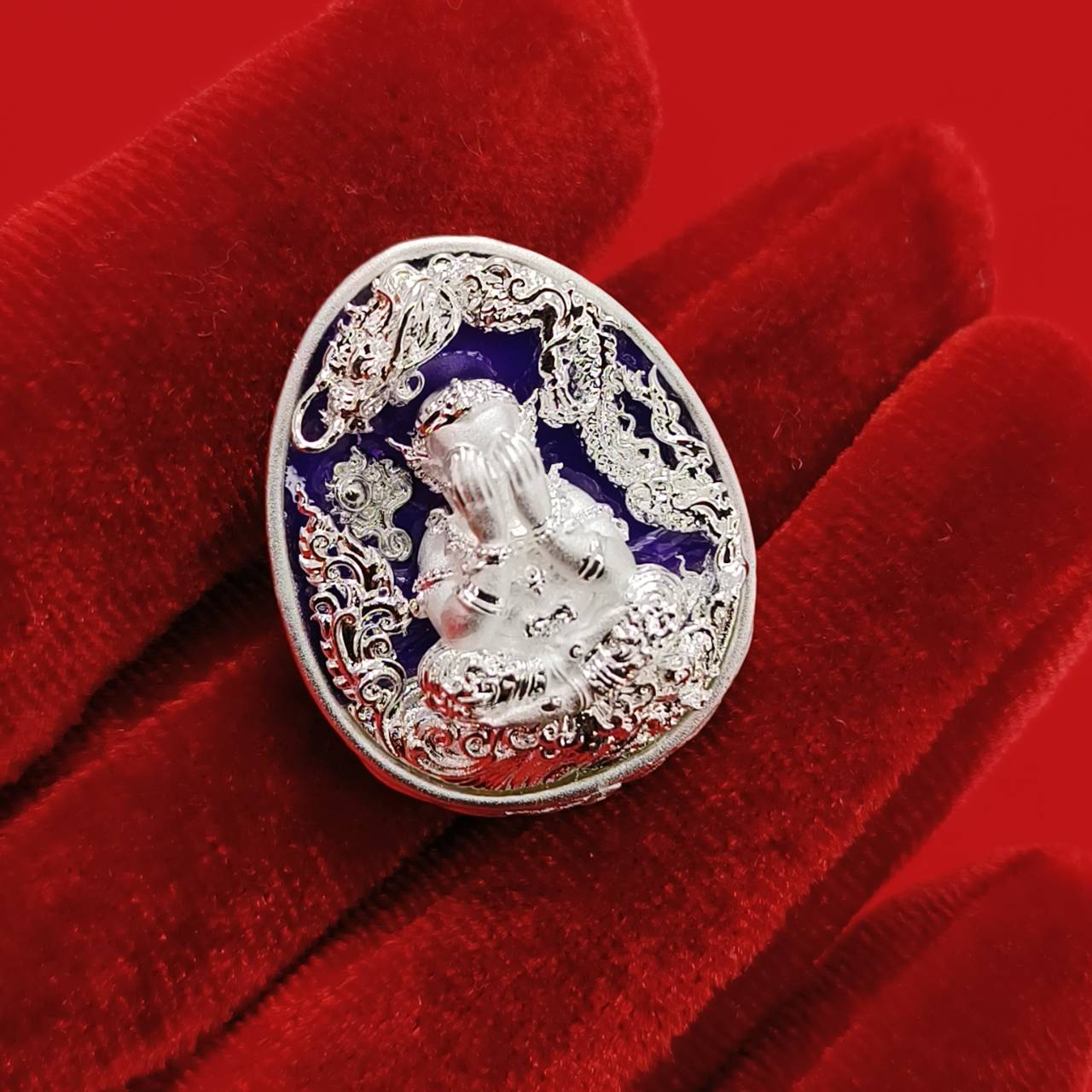 Authentic Thai Amulet for Wealth - Phra Pidta Mahalarp Amulet with Powerful Blessings