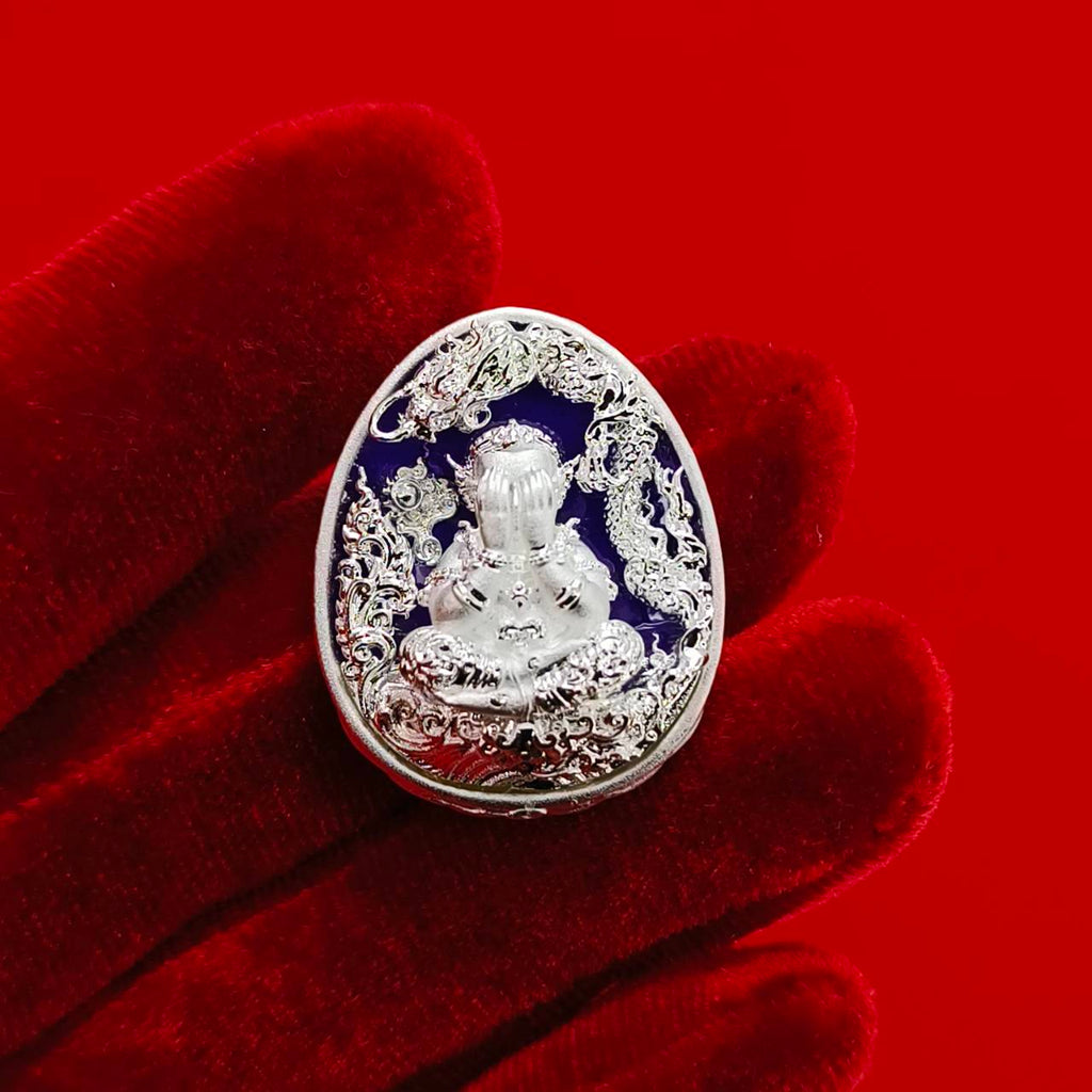 Authentic Thai Amulet for Wealth - Phra Pidta Mahalarp Amulet with Powerful Blessings