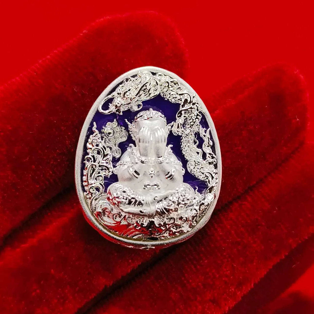 Authentic Thai Amulet for Wealth - Phra Pidta Mahalarp Amulet with Powerful Blessings