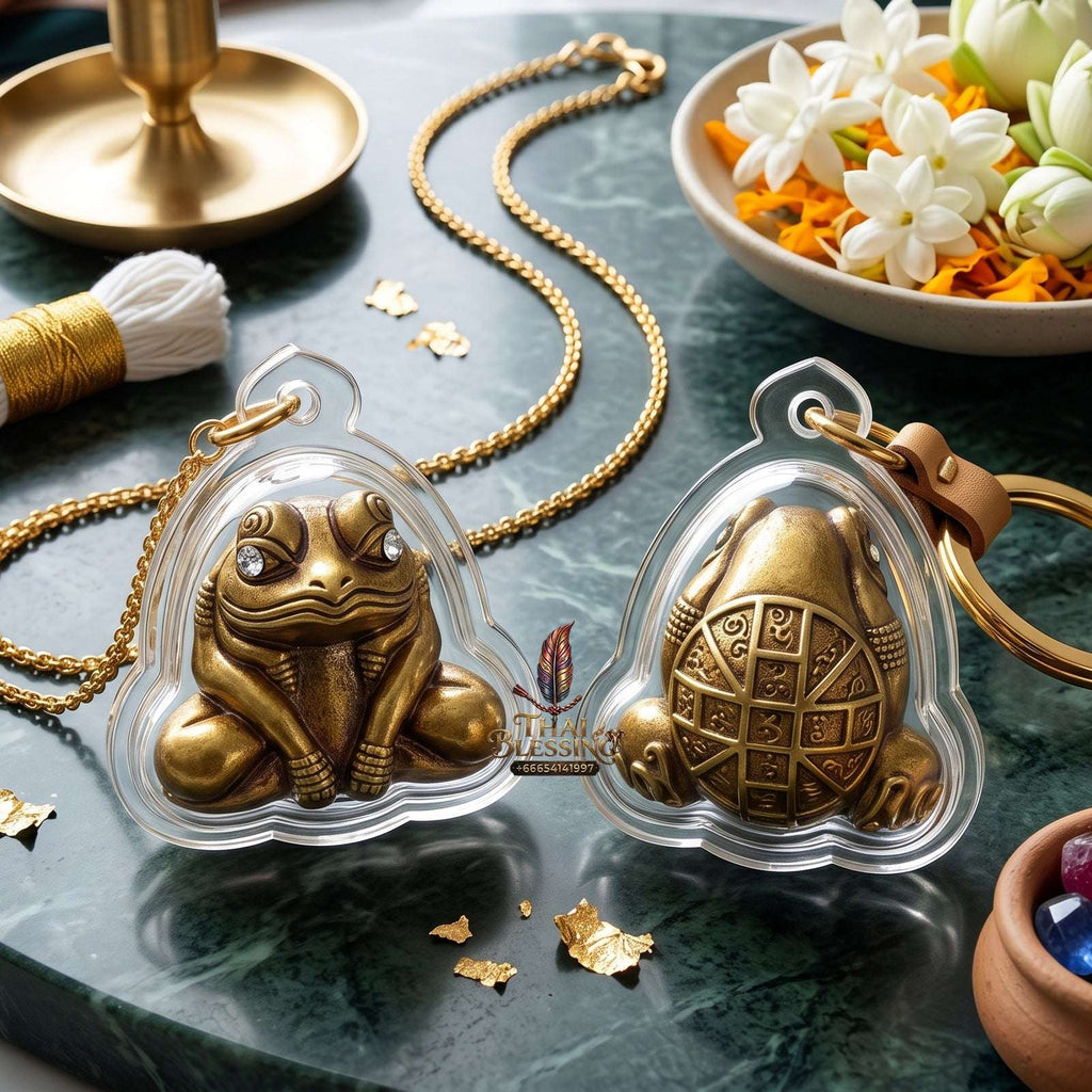 Authentic Thai Amulet Kop Kin Duean Moon-Devouring Liquidity Node - Khru Ba Chai Ya Patthaphi 2019, Sacred Nuea Samrit Bronze Sculpture, Elite Capital Extraction Asset & Asymmetric Brand Prosperity Token 2 Thai Blessing Co By RURUECHA