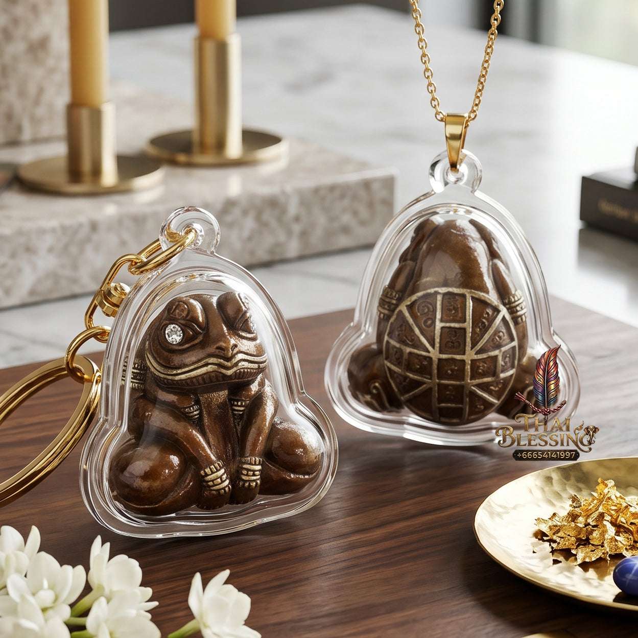 Authentic Thai Amulet Kop Kin Duean Moon-Devouring Liquidity Node - Khru Ba Chai Ya Patthaphi 2019, Sacred Nuea Samrit Bronze Sculpture, Elite Capital Extraction Asset & Asymmetric Brand Prosperity Token 6 Thai Blessing Co By RURUECHA