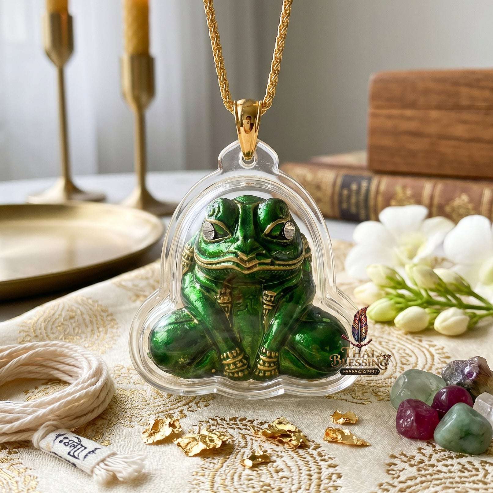 Authentic Thai Amulet Kop Kin Duean Moon-Devouring Liquidity Node - Khru Ba Chai Ya Patthaphi 2019, Sacred Nuea Samrit Bronze Sculpture, Elite Capital Extraction Asset & Asymmetric Brand Prosperity Token