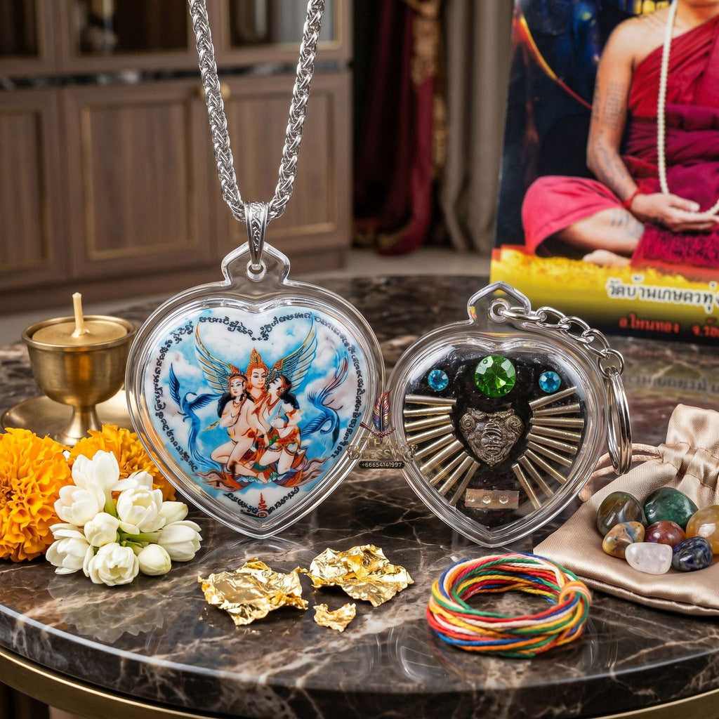 ✨👑💎 Authentic Thai Amulet Phet Phayathorn Audience Node - Luang Pu Nen Kaew High-Presence Locket, 2016 Executive Brand Asset
