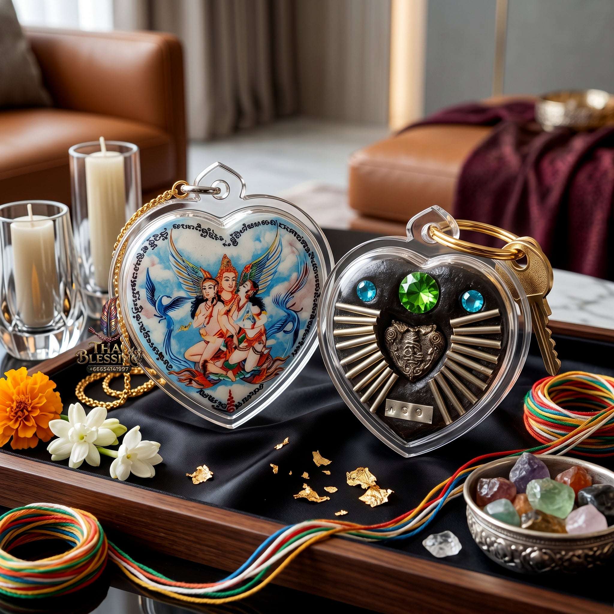✨👑💎 Authentic Thai Amulet Phet Phayathorn Audience Node - Luang Pu Nen Kaew High-Presence Locket, 2016 Executive Brand Asset