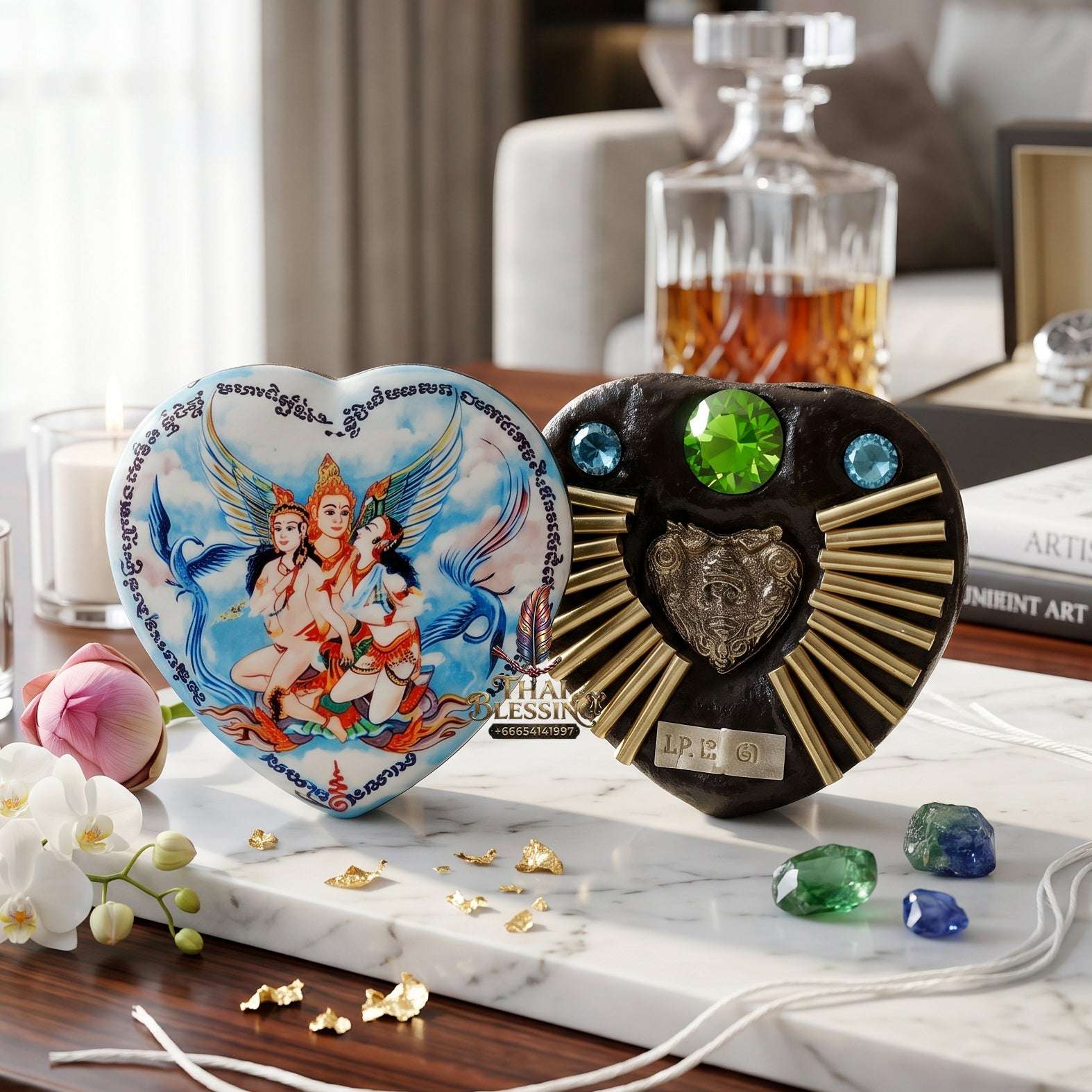 ✨👑💎 Authentic Thai Amulet Phet Phayathorn Audience Node - Luang Pu Nen Kaew High-Presence Locket, 2016 Executive Brand Asset Standard model