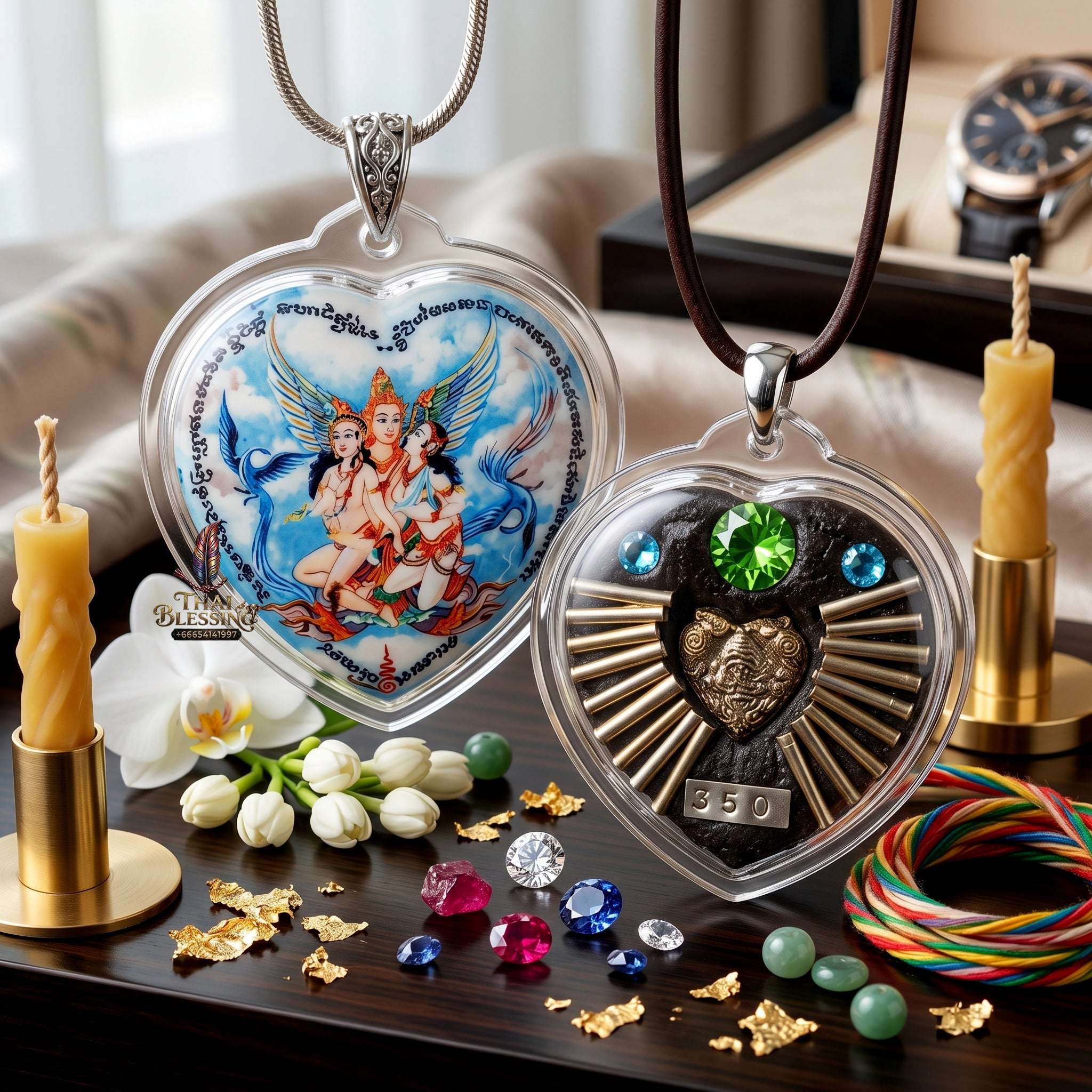 ✨👑💎 Authentic Thai Amulet Phet Phayathorn Audience Node - Luang Pu Nen Kaew High-Presence Locket, 2016 Executive Brand Asset