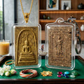 ✨ Authentic Thai Amulet Phra Somdej Prok Pho Kao Bai Phra Sivali - Blessed Jao Sua Rich Millionaire Edition Sacred Powder Talisman for Ultimate Wealth and Fate Shifting Thai Blessing Co By RURUECHA