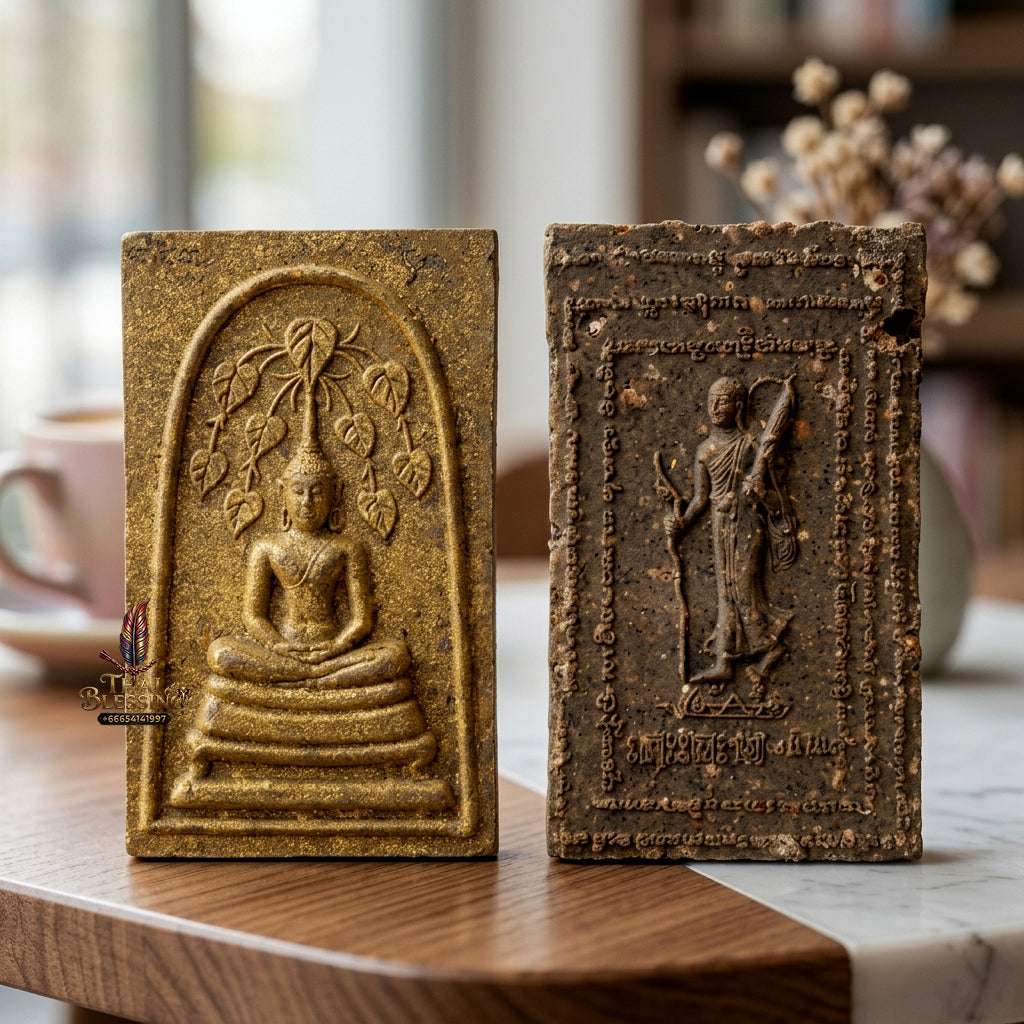 ✨ Authentic Thai Amulet Phra Somdej Prok Pho Kao Bai Phra Sivali - Blessed Jao Sua Rich Millionaire Edition Sacred Powder Talisman for Ultimate Wealth and Fate Shifting Thai Blessing Co By RURUECHA