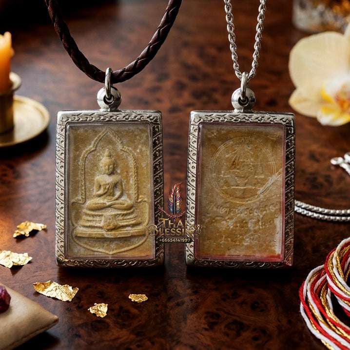 ✨ Authentic Thai Amulet Phra Somdej Rattanakosin 2525 - Rare Historic Bicentennial Blessed Talisman for Supreme Wealth, Protection, and Great Fortune