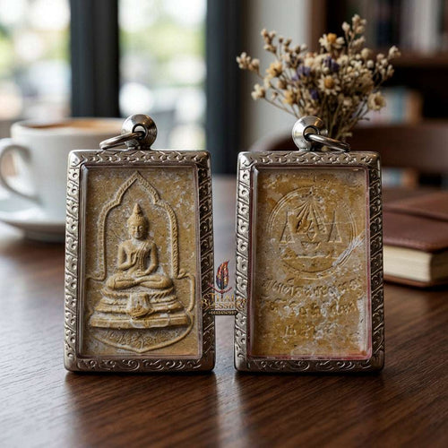 ✨ Authentic Thai Amulet Phra Somdej Rattanakosin 2525 - Rare Historic Bicentennial Blessed Talisman for Supreme Wealth, Protection, and Great Fortune Thai Blessing Co By RURUECHA