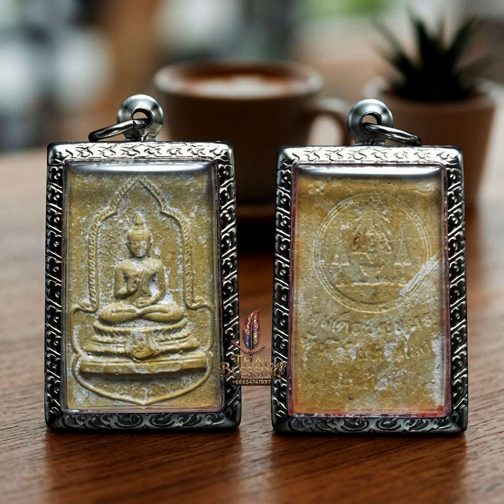 ✨ Authentic Thai Amulet Phra Somdej Rattanakosin 2525 - Rare Historic Bicentennial Blessed Talisman for Supreme Wealth, Protection, and Great Fortune