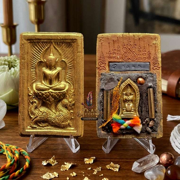 ✨ Authentic Thai Amulet Phra Somdej Waek Marn Ananta Sub Blessed Talisman for Prosperity and Protection Thai Blessing Co By RURUECHA