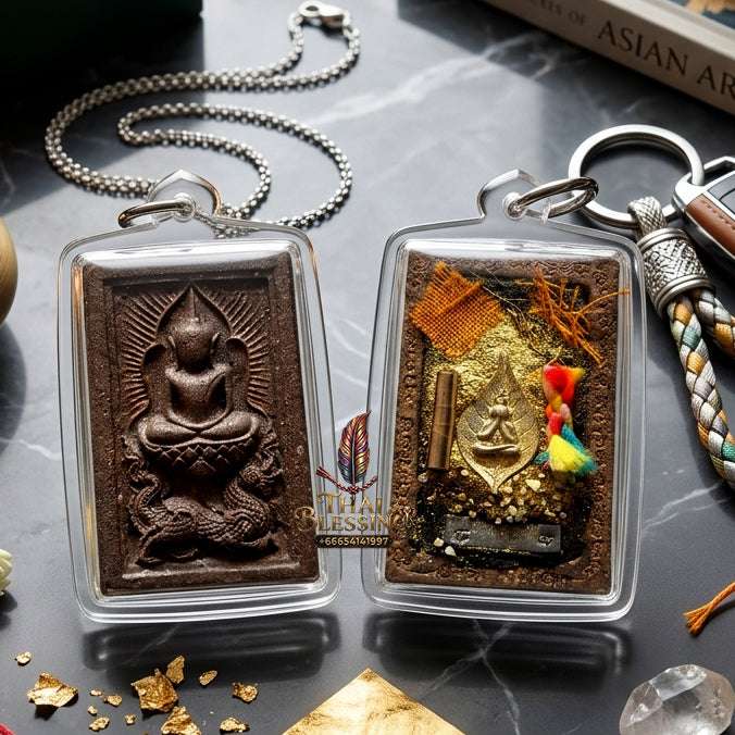 ✨ Authentic Thai Amulet Phra Somdej Waek Marn Ananta Sub Blessed Talisman for Prosperity and Protection Thai Blessing Co By RURUECHA