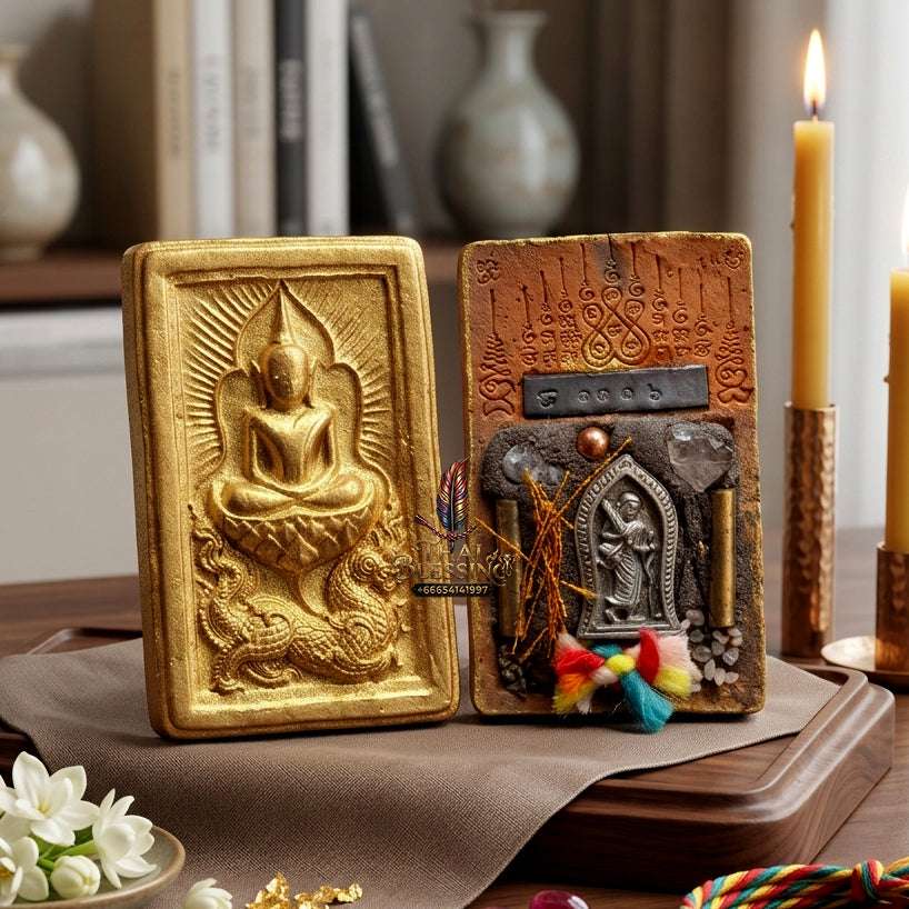 Authentic Thai Amulet Phra Somdej Waek Marn Ananta Sub Blessed Talisman for Prosperity and Protection Thai Blessing Co By RURUECHA