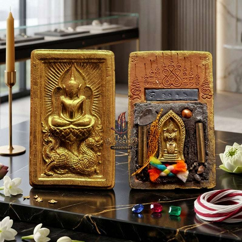 ✨ Authentic Thai Amulet Phra Somdej Waek Marn Ananta Sub Blessed Talisman for Prosperity and Protection Thai Blessing Co By RURUECHA