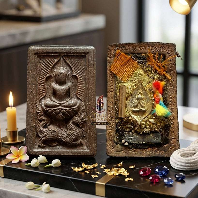 ✨ Authentic Thai Amulet Phra Somdej Waek Marn Ananta Sub Blessed Talisman for Prosperity and Protection Thai Blessing Co By RURUECHA