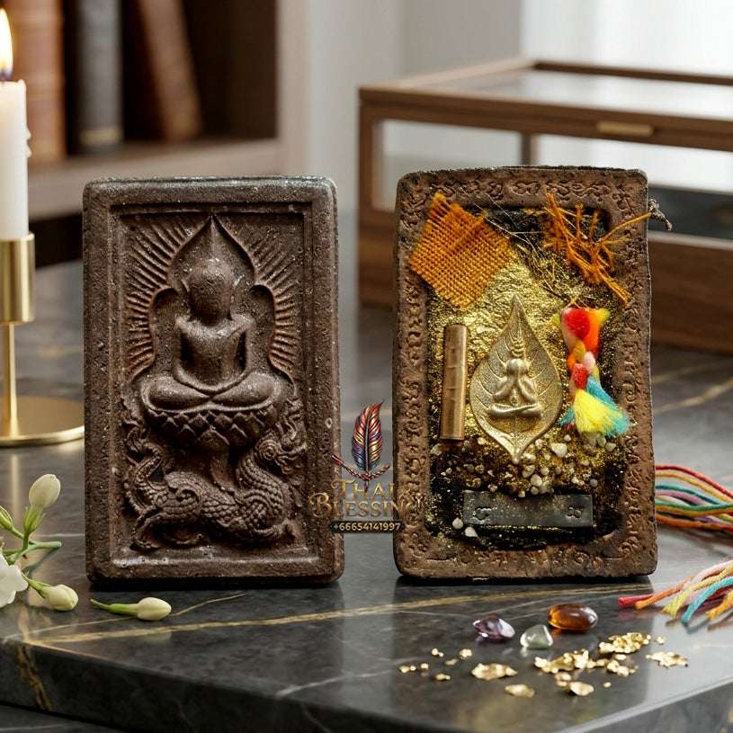 ✨ Authentic Thai Amulet Phra Somdej Waek Marn Ananta Sub Blessed Talisman for Prosperity and Protection Thai Blessing Co By RURUECHA