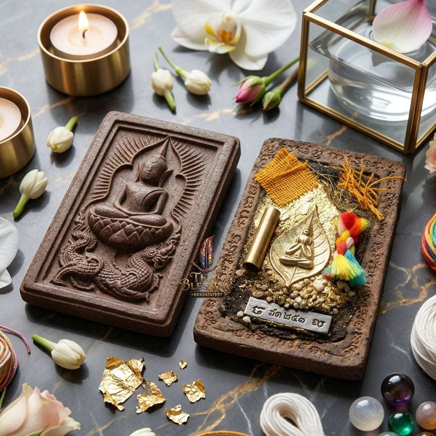 ✨ Authentic Thai Amulet Phra Somdej Waek Marn Ananta Sub Blessed Talisman for Prosperity and Protection Thai Blessing Co By RURUECHA