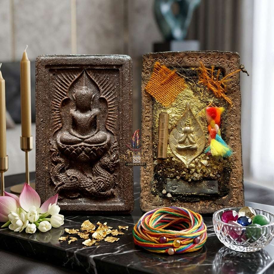 ✨ Authentic Thai Amulet Phra Somdej Waek Marn Ananta Sub Blessed Talisman for Prosperity and Protection Thai Blessing Co By RURUECHA